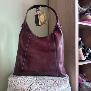 Cavalcanti leather hobo bag